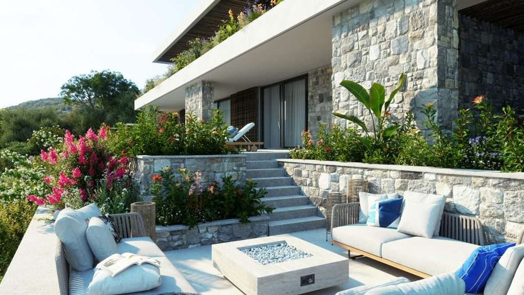 Moderne Immobilie in Elounda mit privatem Pool und Garten